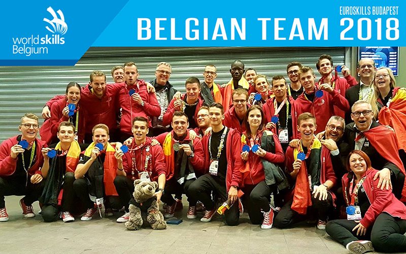 1 Médaille d’Argent et 11 Médailles d’Excellence à EuroSkills Budapest : les jeunes talents belges à un niveau d’excellence internationale