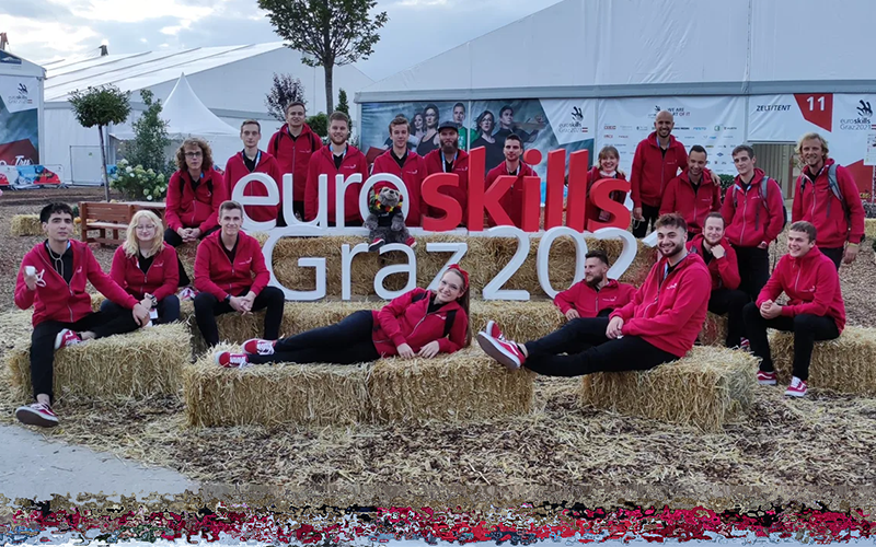 EuroSkills Graz 2021 : 8 médaillés belges !